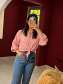شومیز پری شیشه ای راه راه