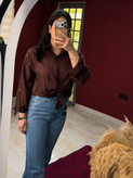 شومیز پری شیشه ای راه راه
