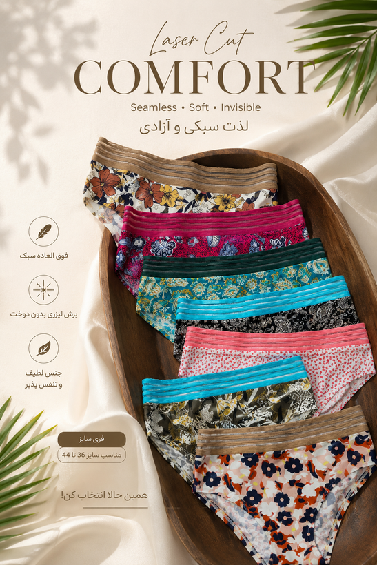 شرت لیزری کش پهن وارداتی